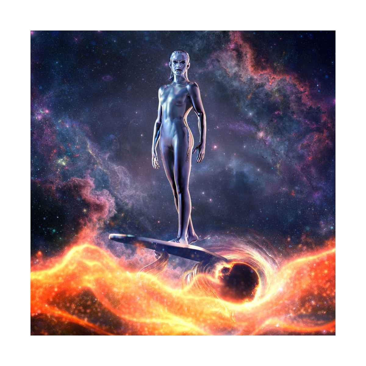Iron Studios - Marvel Fantastic 4 - Silver Surfer Art Scale 1/10