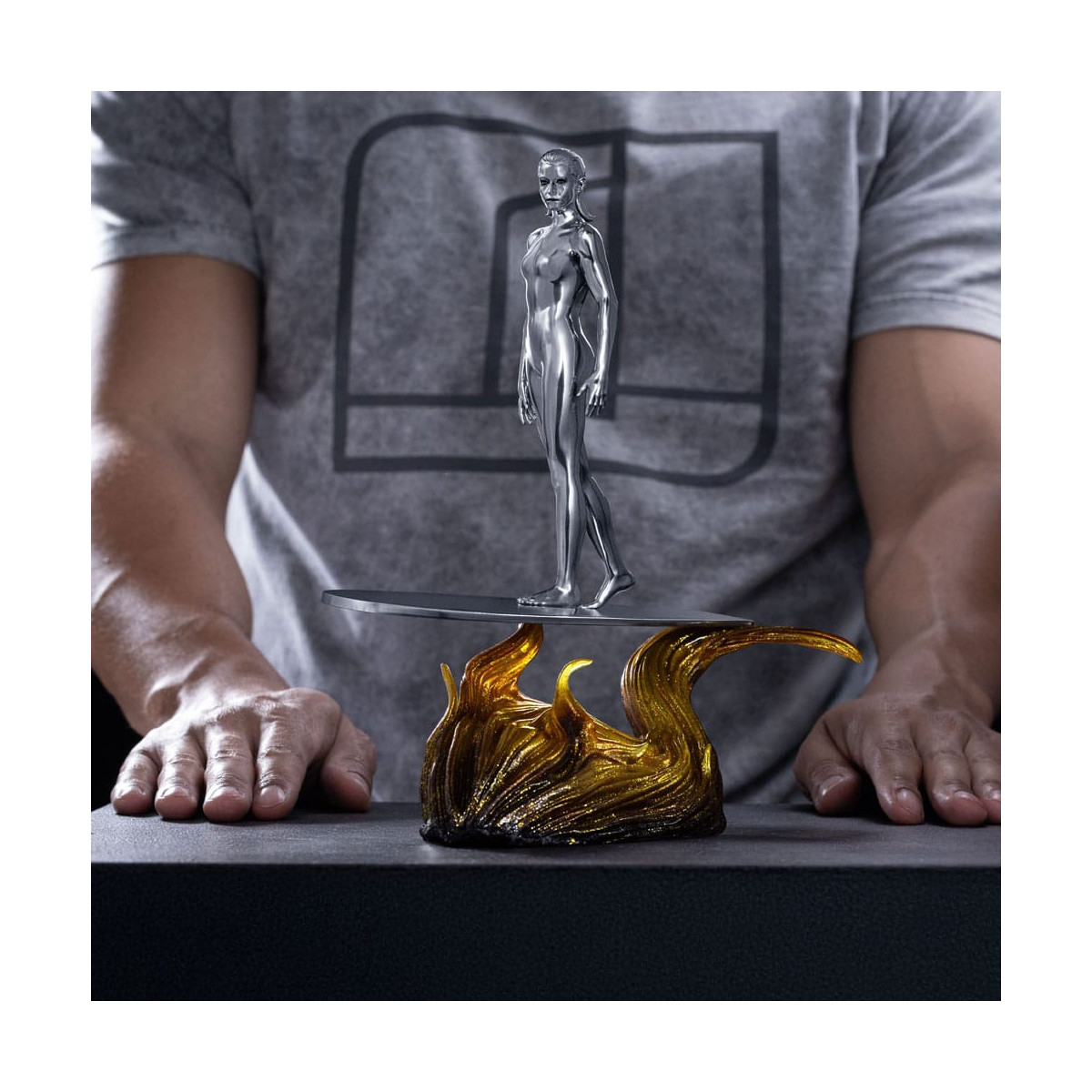 Iron Studios - Marvel Fantastic 4 - Silver Surfer Art Scale 1/10