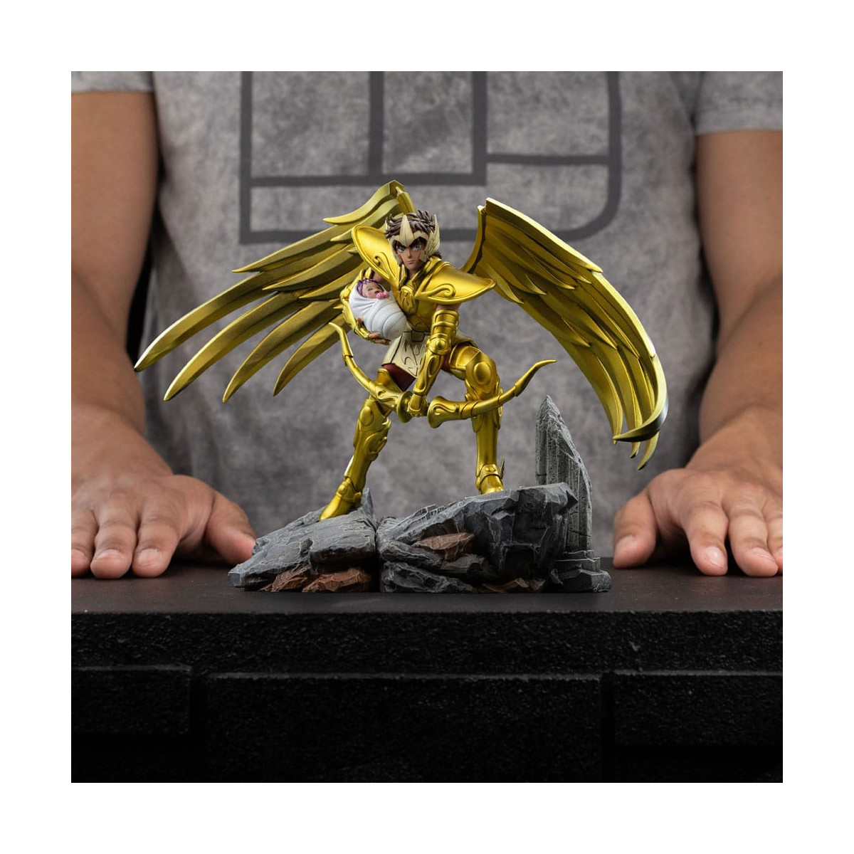 Iron Studios - Saint Seiya - Sagittarius Aiolos Art Scale 1/10 - Cavalieri dello Zodiaco