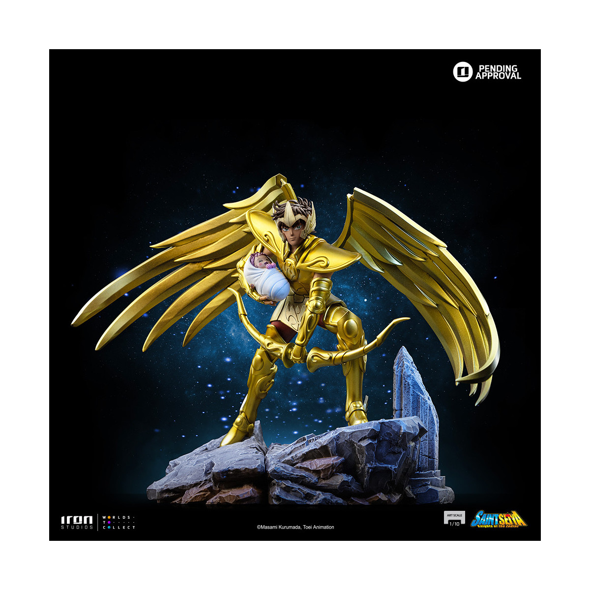 Iron Studios - Saint Seiya - Sagittarius Aiolos Art Scale 1/10 - Cavalieri dello Zodiaco