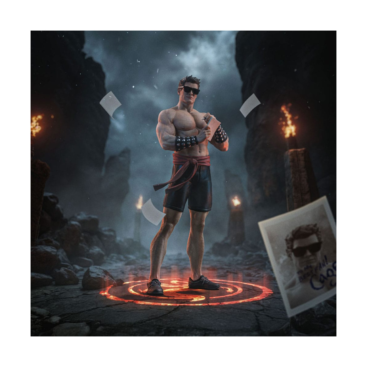 Iron Studios - Mortal Kombat - Johnny Cage Art Scale 1/10