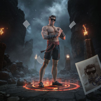 Iron Studios - Mortal Kombat - Johnny Cage Art Scale 1/10