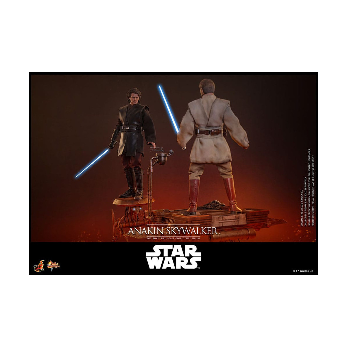 Hot toys Star Wars: Anakin Skywalker MMS839 1/6 - Episodio III: La vendetta dei Sith