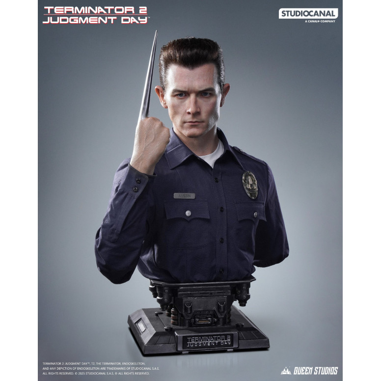 Queen studios - Terminator 2 - T1000 Busto a grandezza naturale 2.0