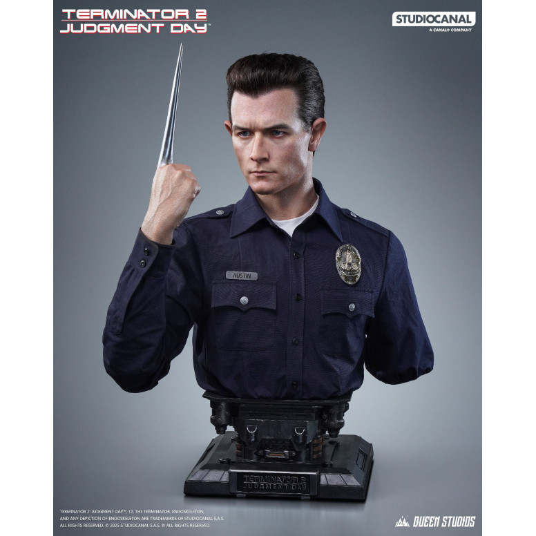 Queen studios - Terminator 2 - T1000 Busto a grandezza naturale 2.0