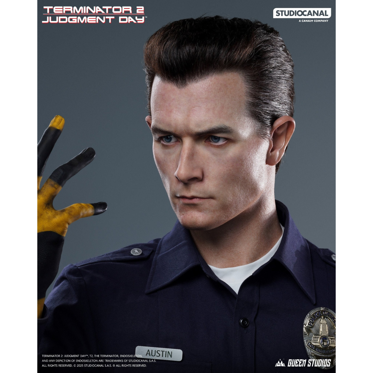 Queen studios - Terminator 2 - T1000 Busto a grandezza naturale 2.0