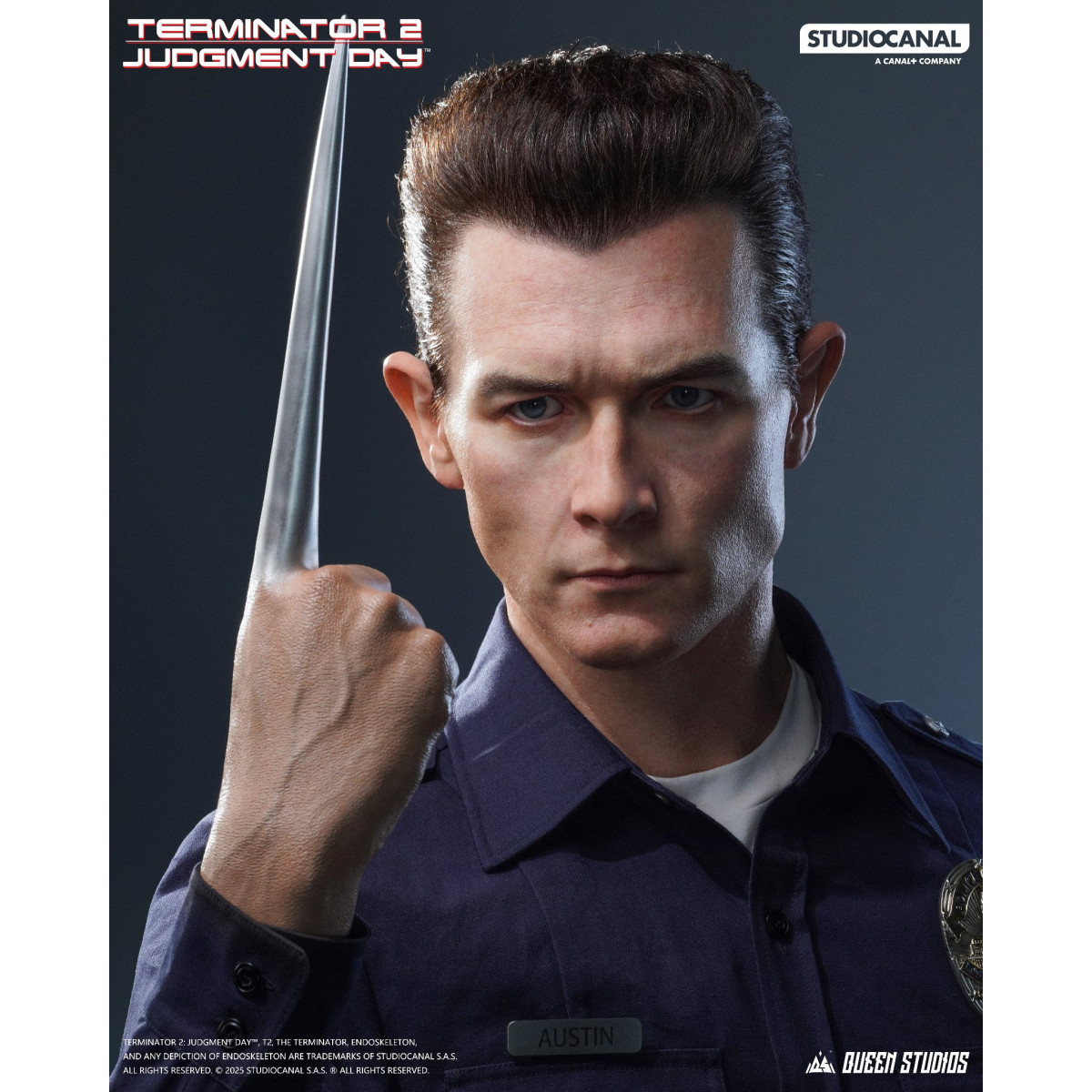 Queen studios - Terminator 2 - T1000 Busto a grandezza naturale 2.0