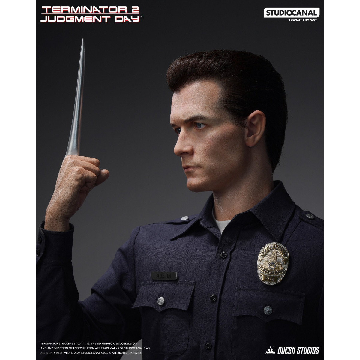 Queen studios - Terminator 2 - T1000 Busto a grandezza naturale 2.0