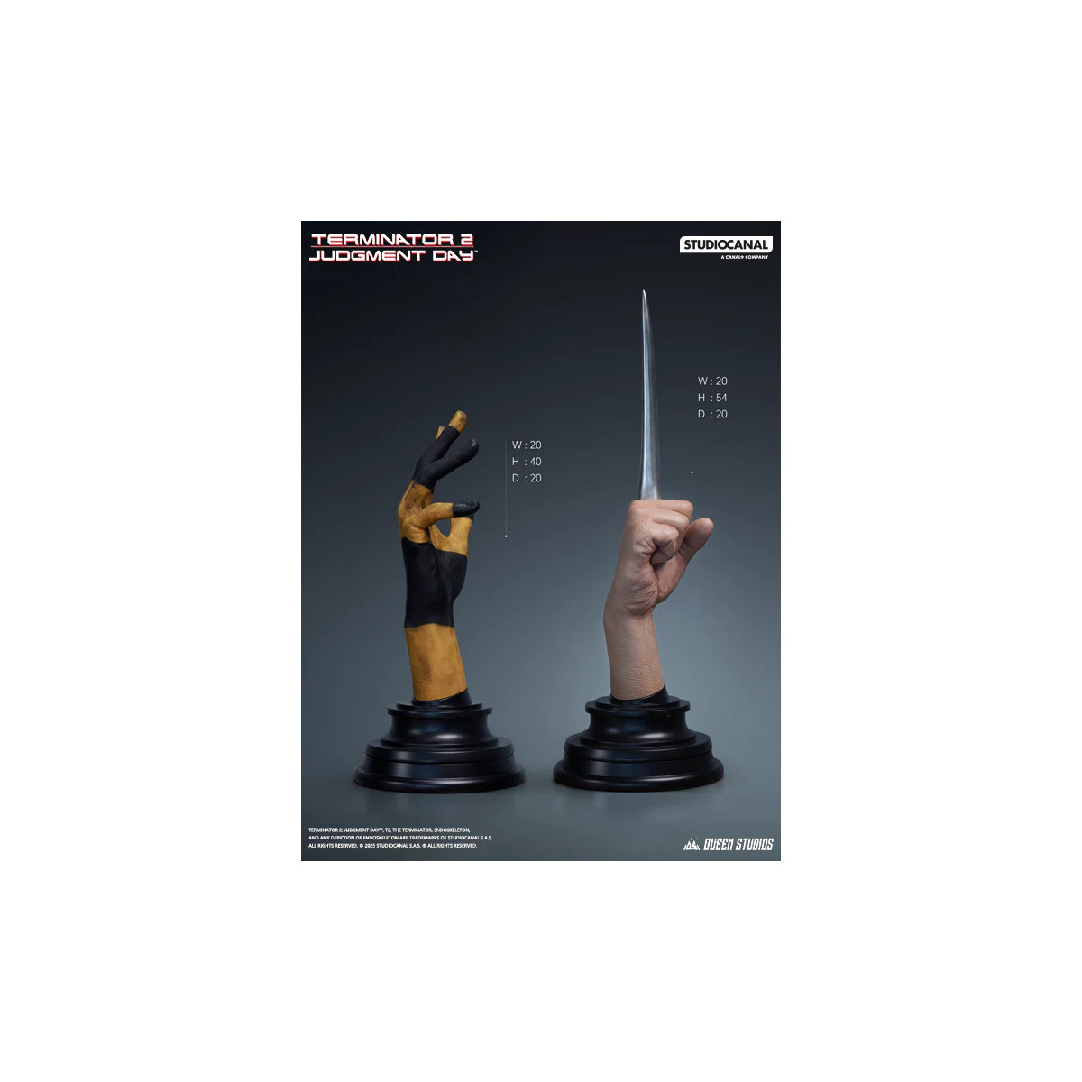 Queen studios - Terminator 2 - T1000 Busto a grandezza naturale 2.0