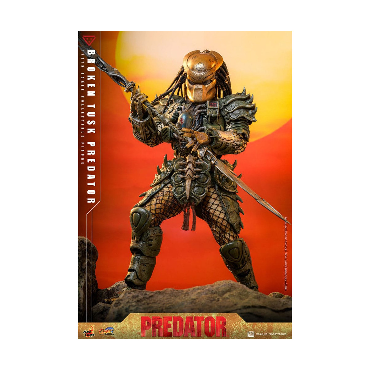 Hot Toys - Alien vs Predator - Predatore dalla zanna rotta 1/6 CMS029