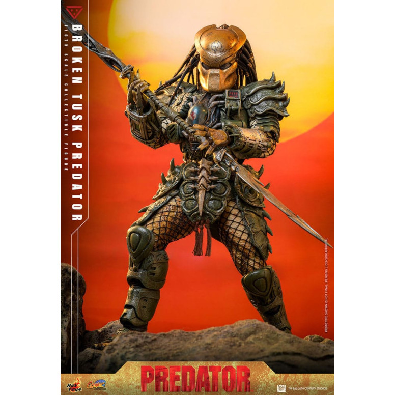 Hot Toys - Alien vs Predator - Predatore dalla zanna rotta 1/6 CMS029