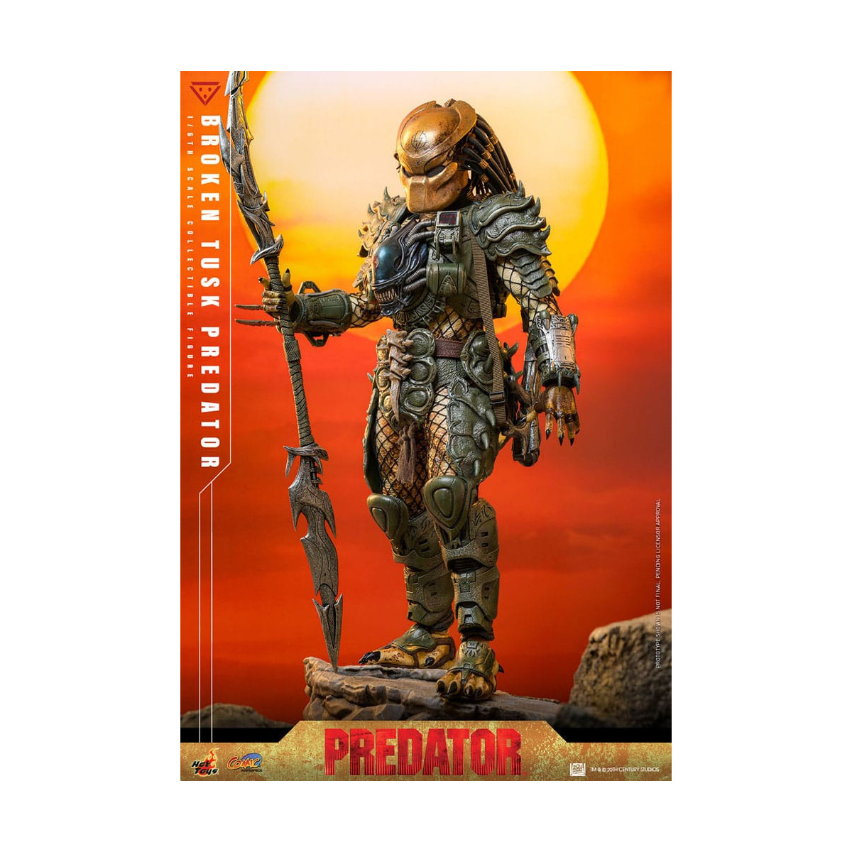 Hot Toys - Alien vs Predator - Predatore dalla zanna rotta 1/6 CMS029