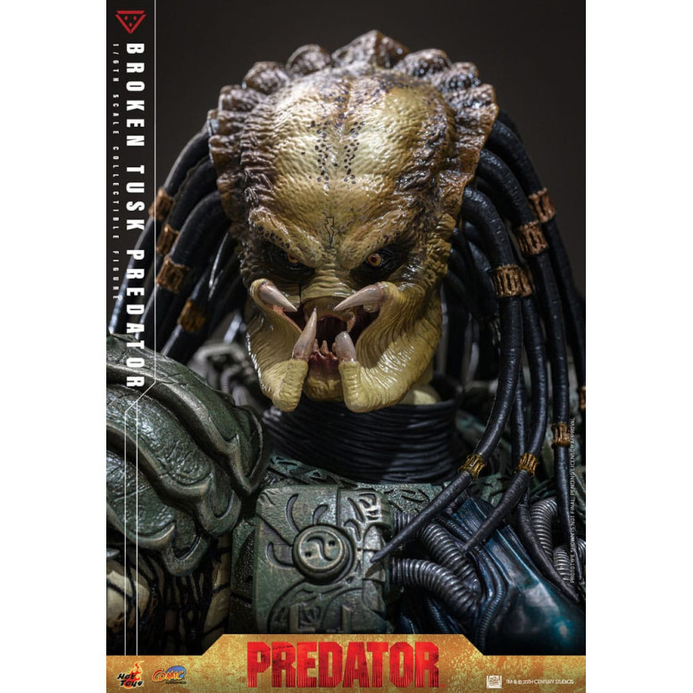 Hot Toys - Alien vs Predator - Predatore dalla zanna rotta 1/6 CMS029