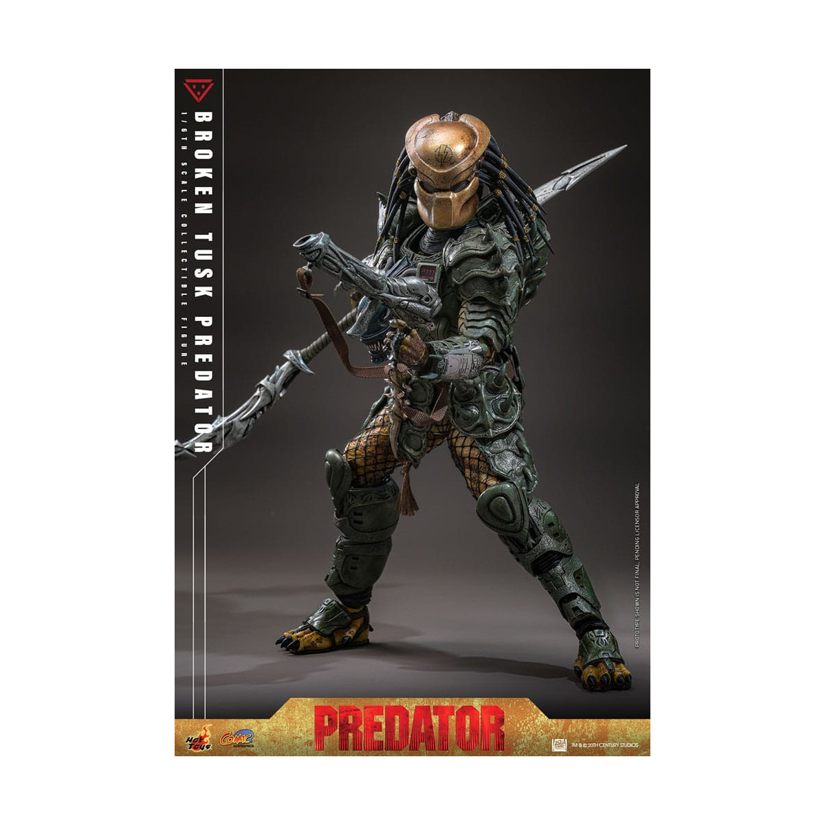 Hot Toys - Alien vs Predator - Predatore dalla zanna rotta 1/6 CMS029