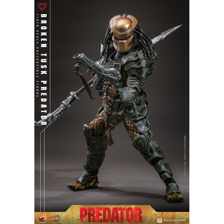 Hot Toys - Alien vs Predator - Predatore dalla zanna rotta 1/6 CMS029