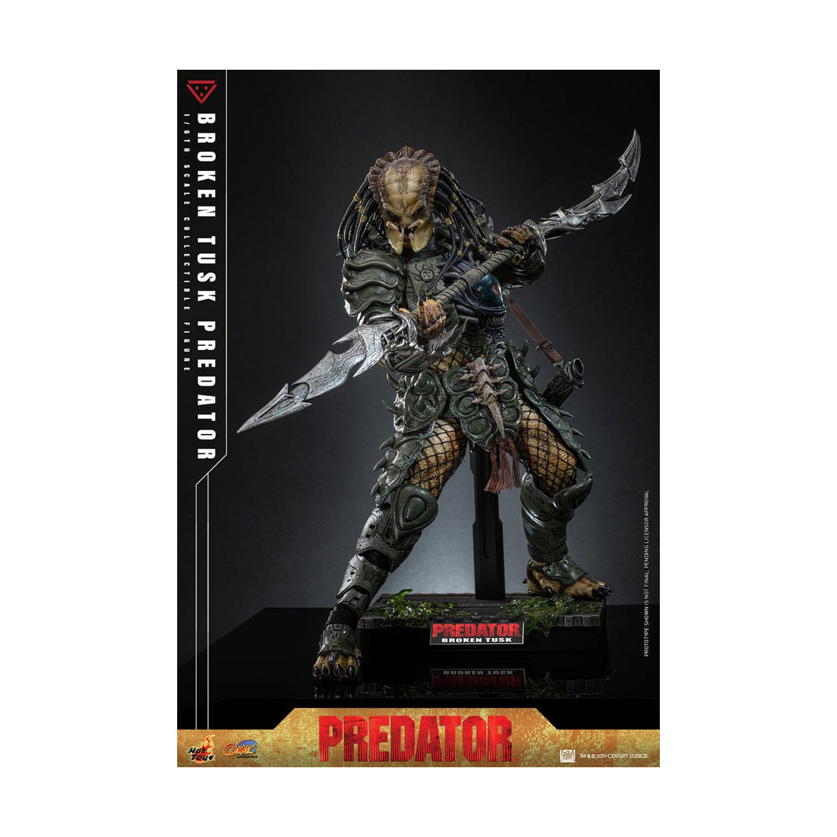 Hot Toys - Alien vs Predator - Predatore dalla zanna rotta 1/6 CMS029