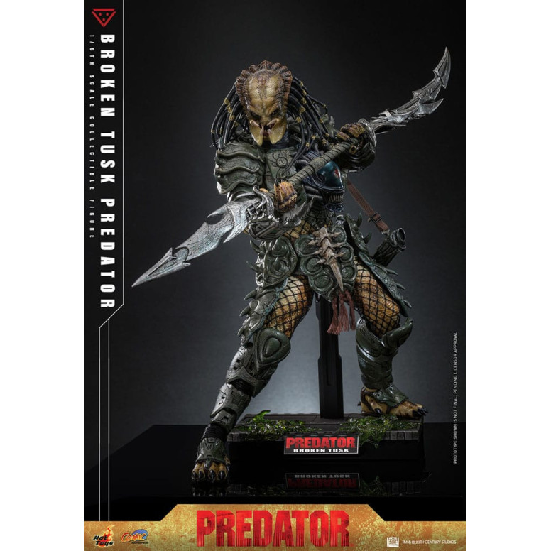 Hot Toys - Alien vs Predator - Predatore dalla zanna rotta 1/6 CMS029