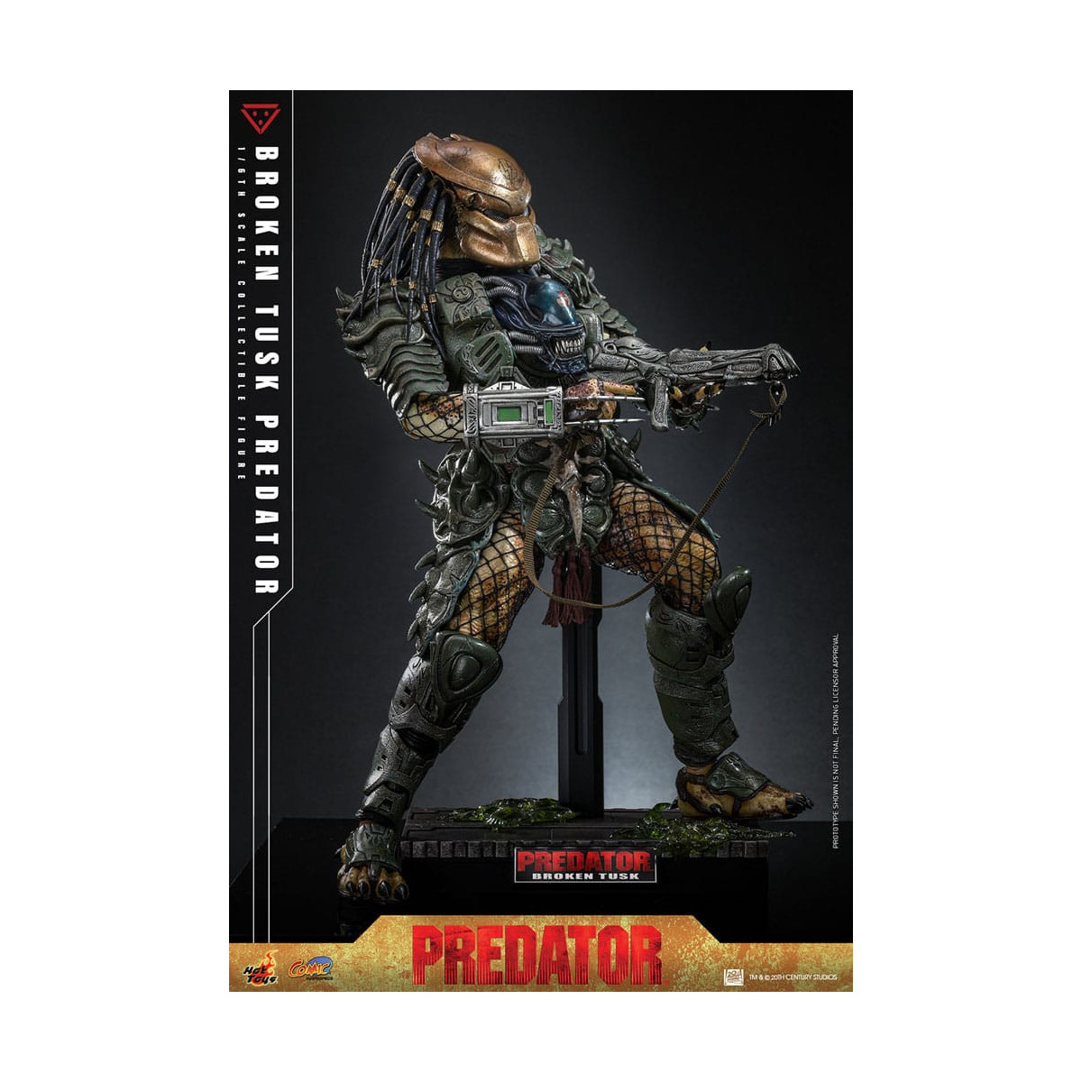Hot Toys - Alien vs Predator - Predatore dalla zanna rotta 1/6 CMS029