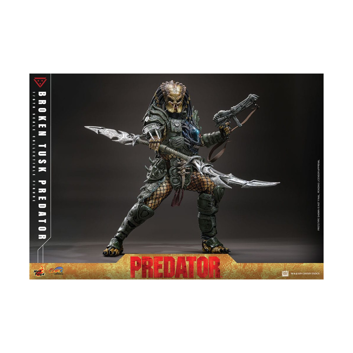 Hot Toys - Alien vs Predator - Predatore dalla zanna rotta 1/6 CMS029