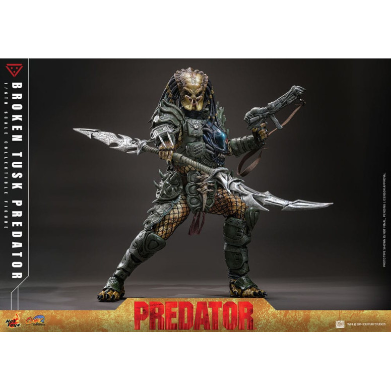 Hot Toys - Alien vs Predator - Predatore dalla zanna rotta 1/6 CMS029