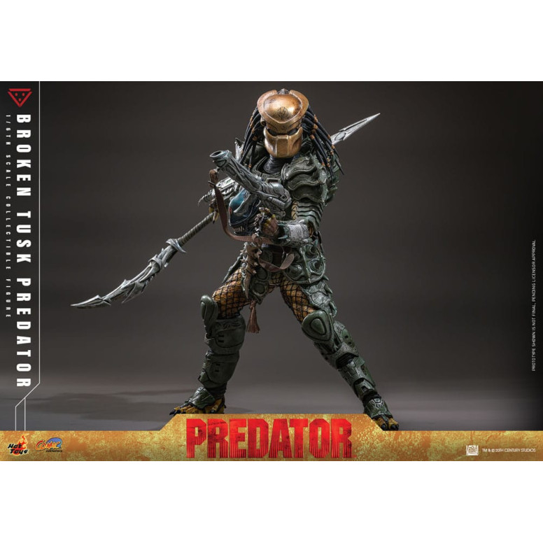 Hot Toys - Alien vs Predator - Predatore dalla zanna rotta 1/6 CMS029