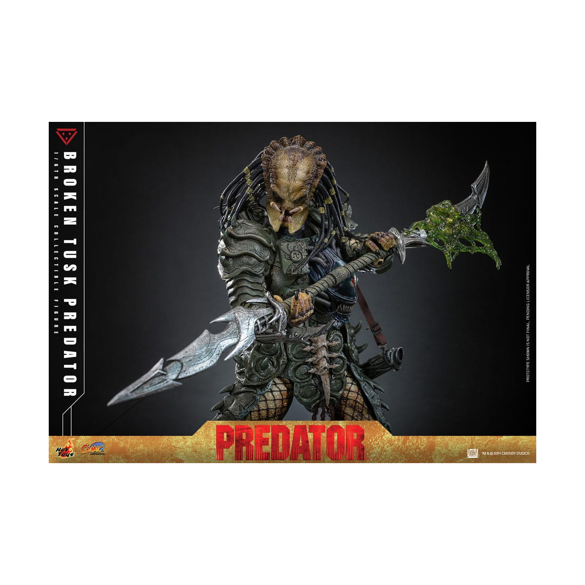 Hot Toys - Alien vs Predator - Predatore dalla zanna rotta 1/6 CMS029