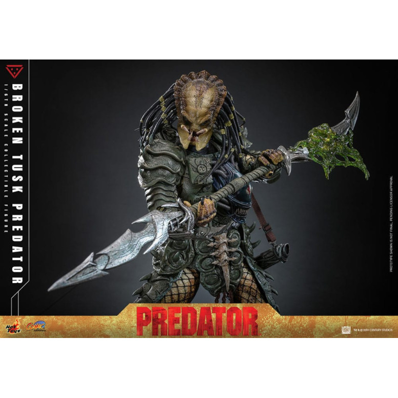 Hot Toys - Alien vs Predator - Predatore dalla zanna rotta 1/6 CMS029