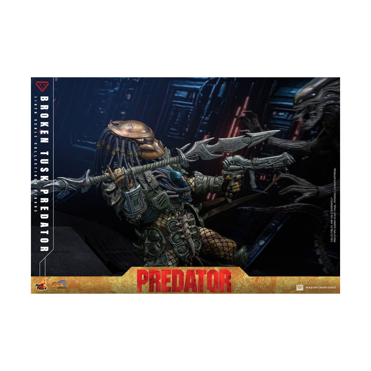 Hot Toys - Alien vs Predator - Predatore dalla zanna rotta 1/6 CMS029