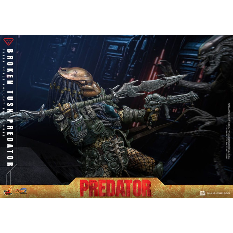 Hot Toys - Alien vs Predator - Predatore dalla zanna rotta 1/6 CMS029