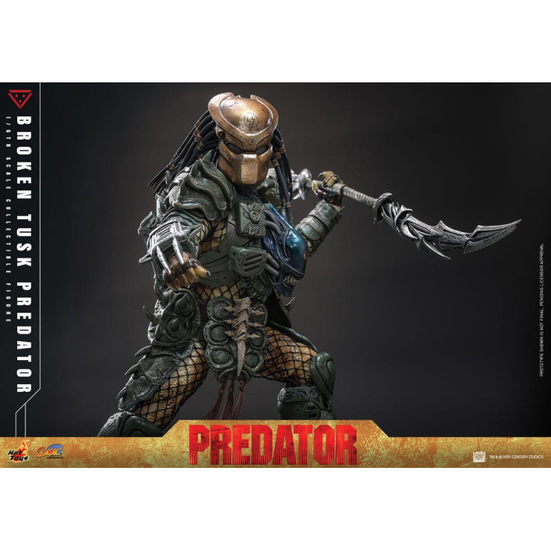 Hot Toys - Alien vs Predator - Predatore dalla zanna rotta 1/6 CMS029