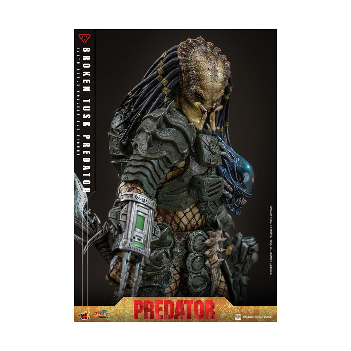 Hot Toys - Alien vs Predator - Predatore dalla zanna rotta 1/6 CMS029