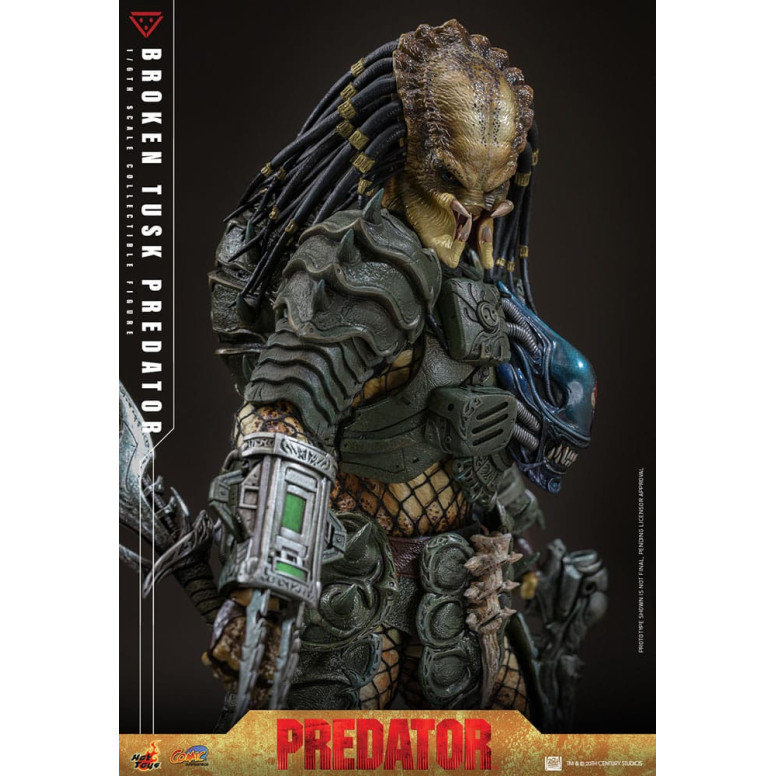 Hot Toys - Alien vs Predator - Predatore dalla zanna rotta 1/6 CMS029