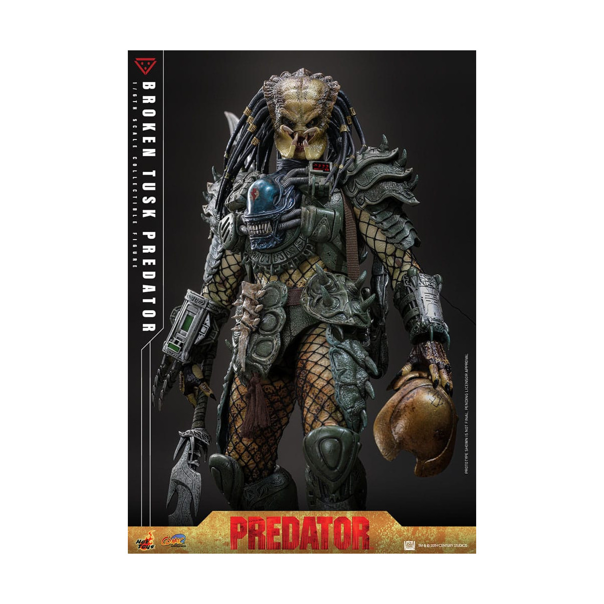 Hot Toys - Alien vs Predator - Predatore dalla zanna rotta 1/6 CMS029