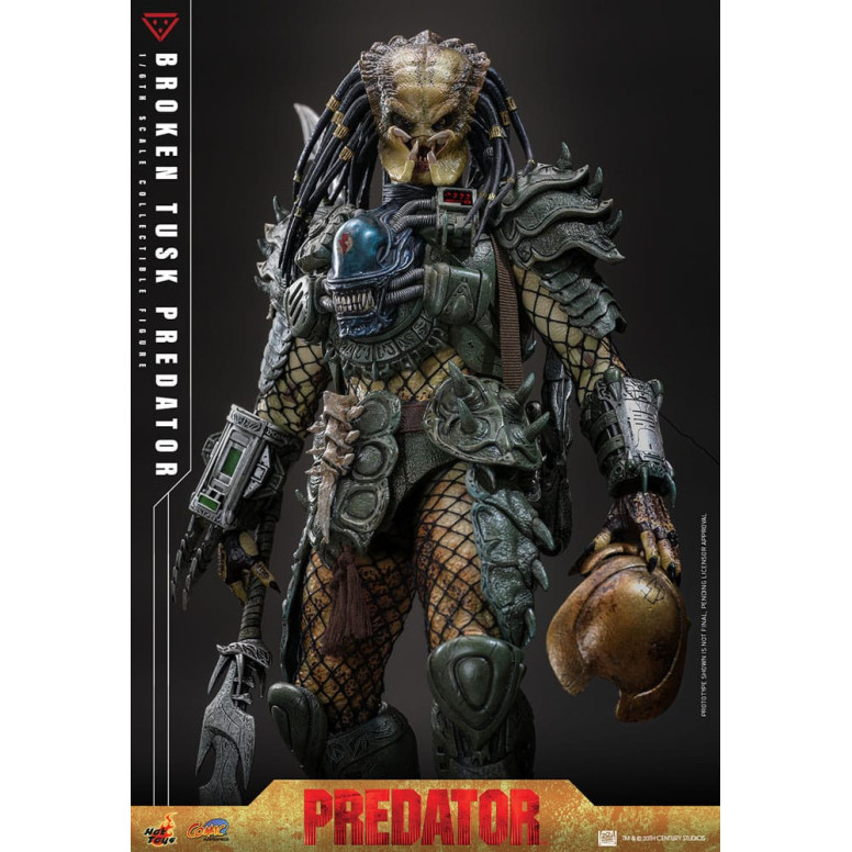 Hot Toys - Alien vs Predator - Predatore dalla zanna rotta 1/6 CMS029