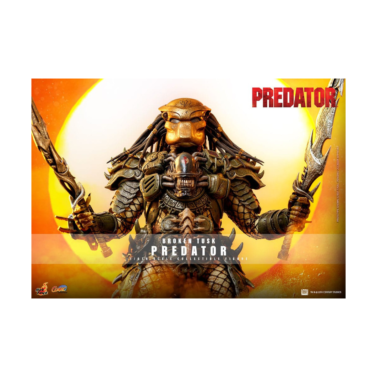 Hot Toys - Alien vs Predator - Predatore dalla zanna rotta 1/6 CMS029