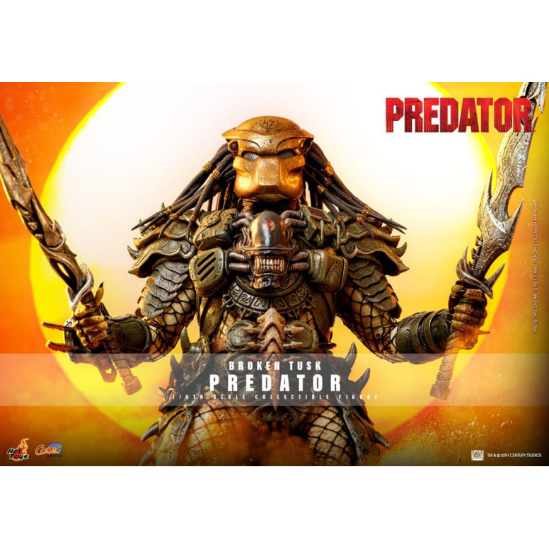 Hot Toys - Alien vs Predator - Predatore dalla zanna rotta 1/6 CMS029