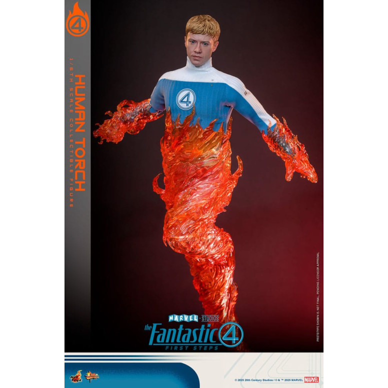 Hot Toys Marvel - Fantastici Quattro: Primi Passi - Torcia Umana MMS 1/6 - Johnny Storm