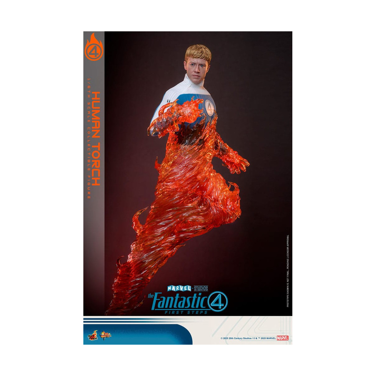 Hot Toys Marvel - Fantastici Quattro: Primi Passi - Torcia Umana MMS 1/6 - Johnny Storm