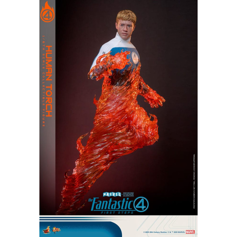 Hot Toys Marvel - Fantastici Quattro: Primi Passi - Torcia Umana MMS 1/6 - Johnny Storm