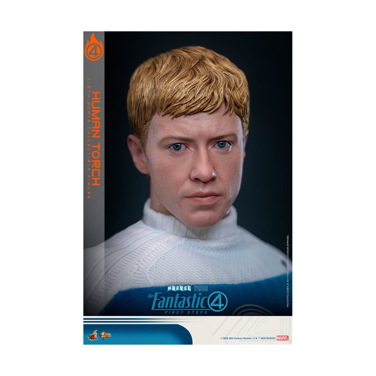 Hot Toys Marvel - Fantastici Quattro: Primi Passi - Torcia Umana MMS 1/6 - Johnny Storm