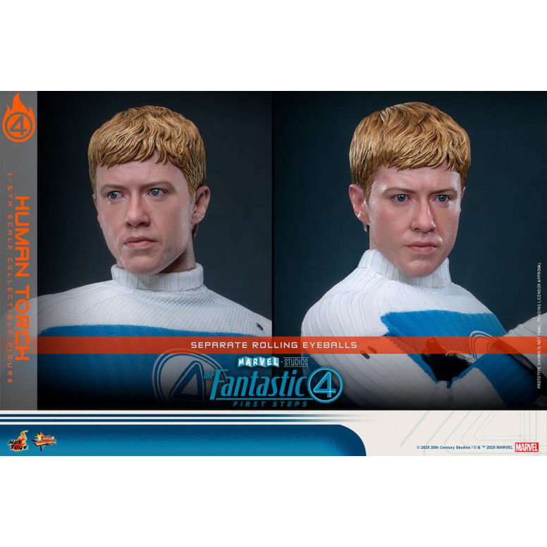 Hot Toys Marvel - Fantastici Quattro: Primi Passi - Torcia Umana MMS 1/6 - Johnny Storm