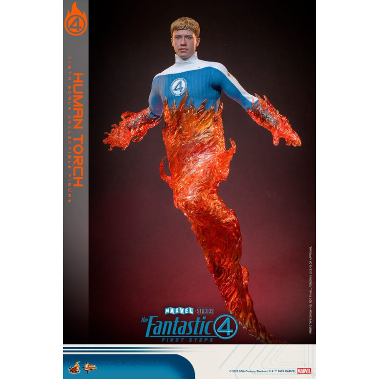 Hot Toys Marvel - Fantastici Quattro: Primi Passi - Torcia Umana MMS 1/6 - Johnny Storm