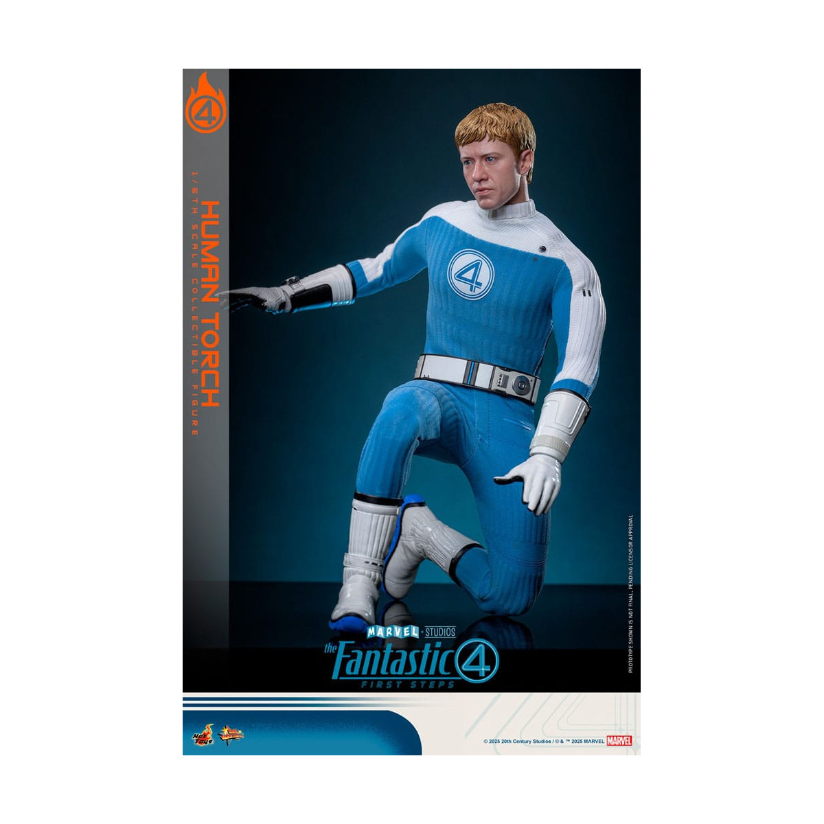 Hot Toys Marvel - Fantastici Quattro: Primi Passi - Torcia Umana MMS 1/6 - Johnny Storm