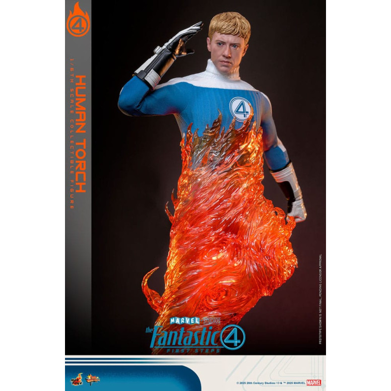 Hot Toys Marvel - Fantastici Quattro: Primi Passi - Torcia Umana MMS 1/6 - Johnny Storm