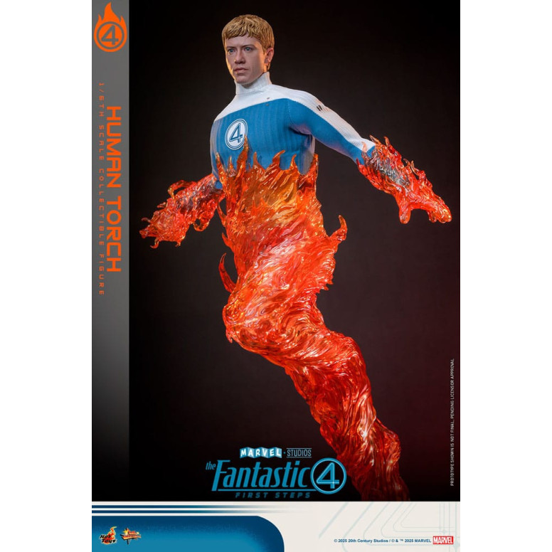 Hot Toys Marvel - Fantastici Quattro: Primi Passi - Torcia Umana MMS 1/6 - Johnny Storm