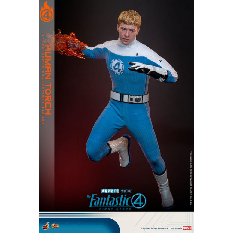 Hot Toys Marvel - Fantastici Quattro: Primi Passi - Torcia Umana MMS 1/6 - Johnny Storm