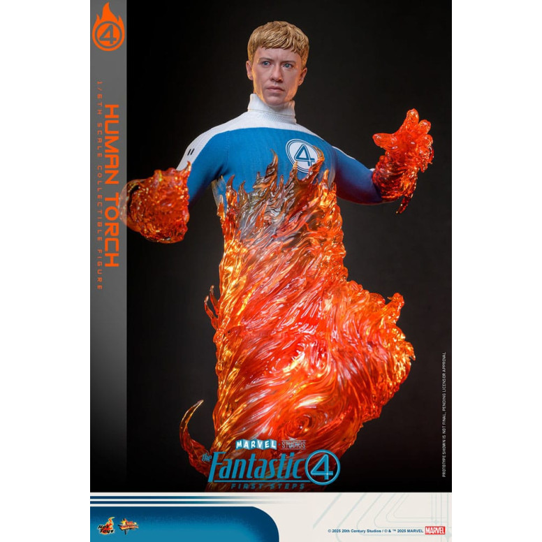Hot Toys Marvel - Fantastici Quattro: Primi Passi - Torcia Umana MMS 1/6 - Johnny Storm