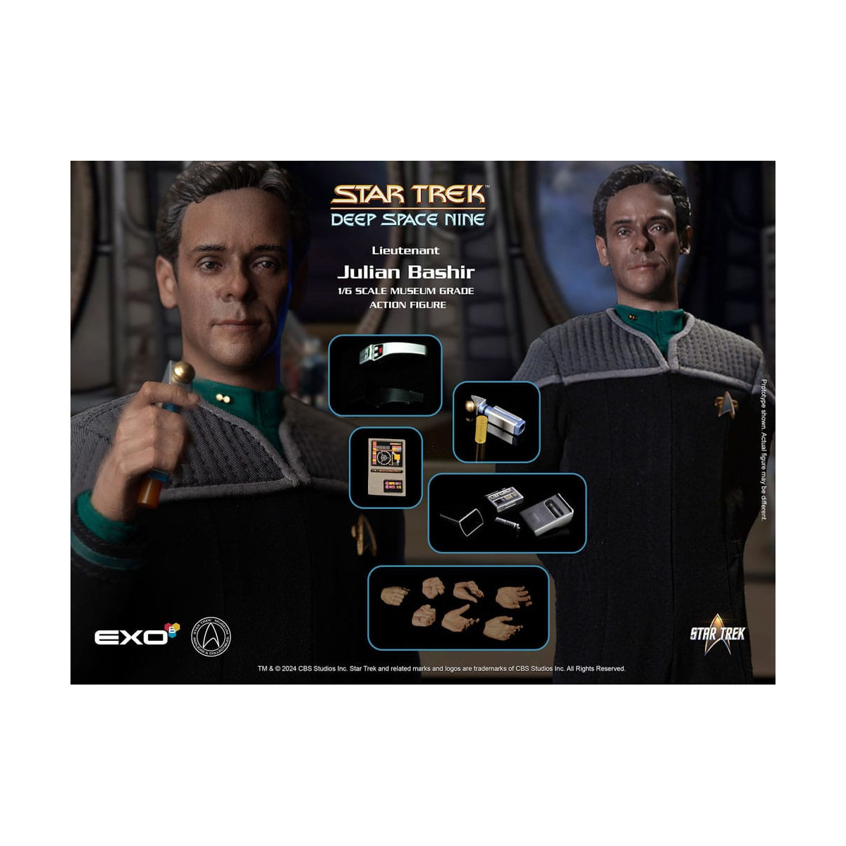 EXO-6 - Star Trek: Deep Space Nine - Julian Bashir Figura in scala 1:6