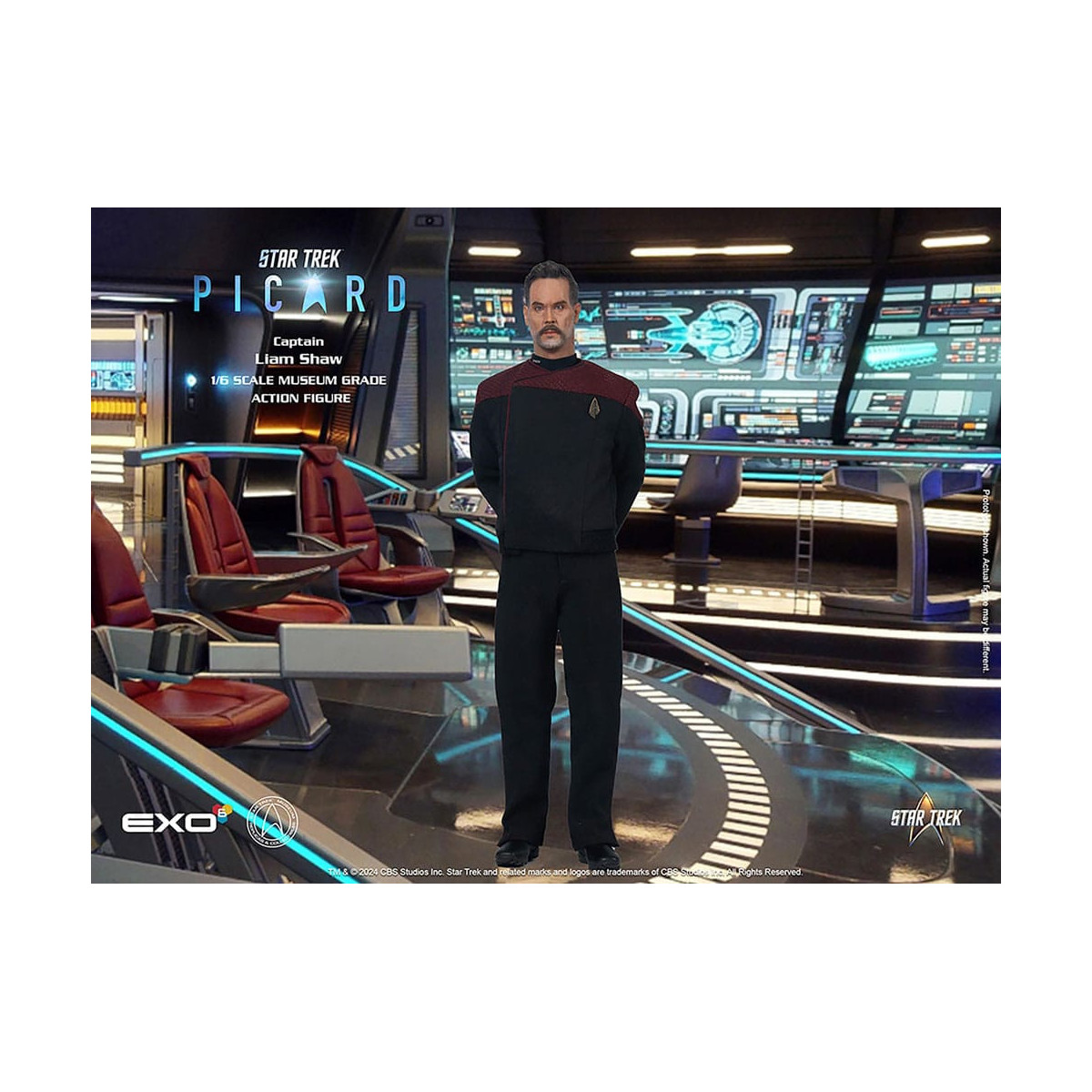 EXO-6 - Star Trek: Picard - Capitano Liam Shaw in scala 1:6
