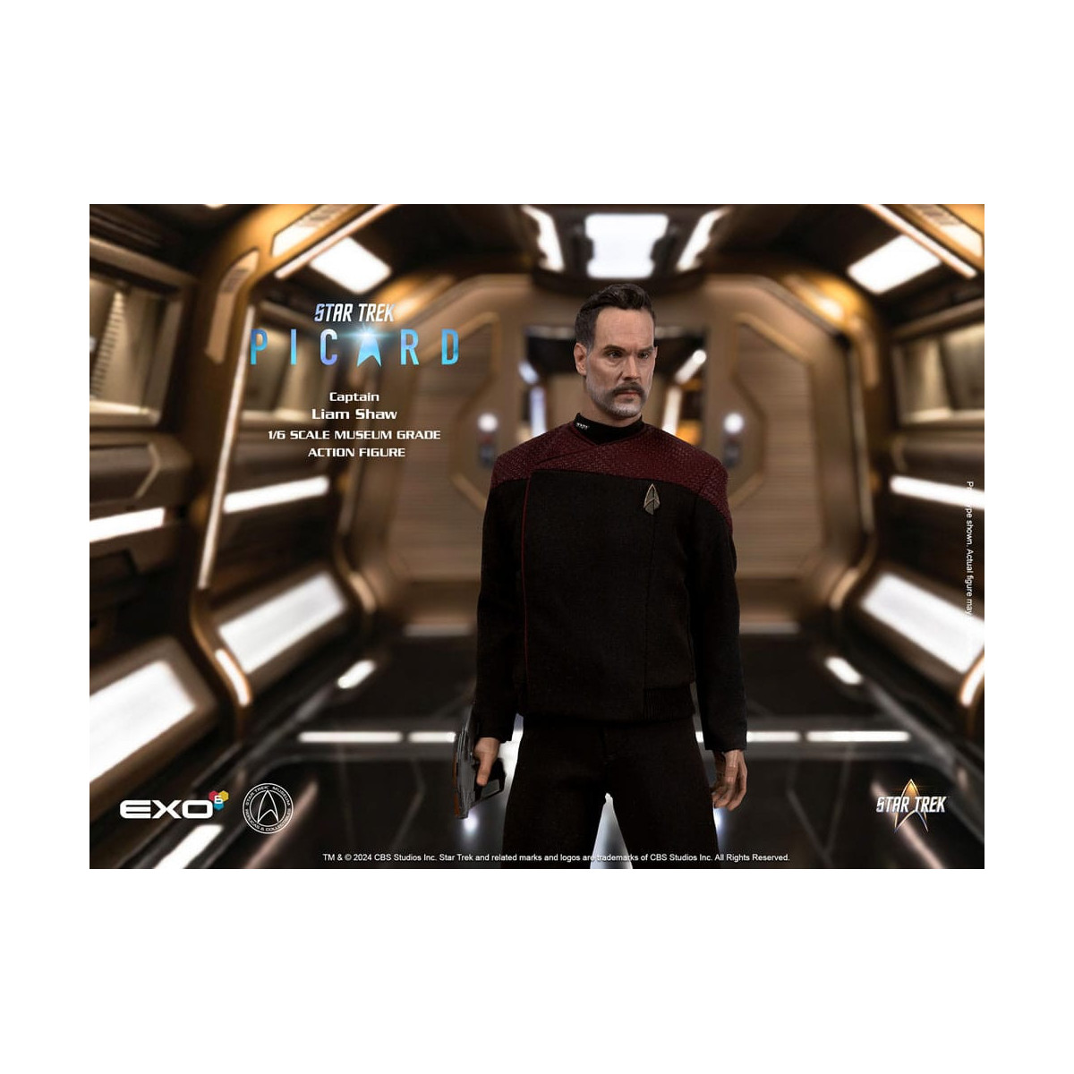 EXO-6 - Star Trek: Picard - Capitano Liam Shaw in scala 1:6